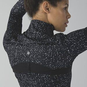 Lululemon Define Jacket in Butterfly Texture Mink Berry Black/Black